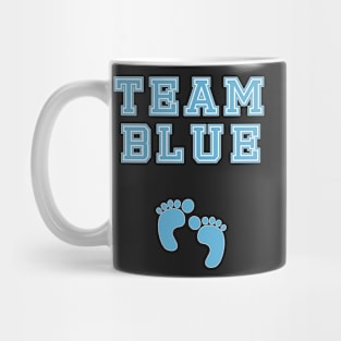 Team Blue Boy Baby Shower Gender Reveal Party Cute Funny Gift Mug